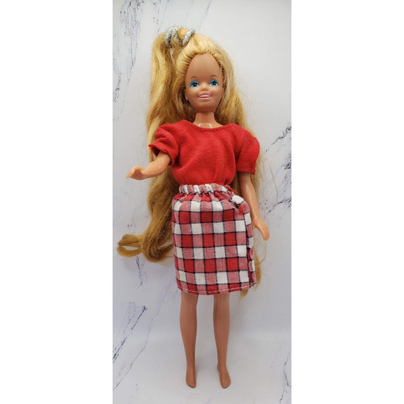 Mattel 80s Barbie Hot Stuff Skipper Extra Long Hair - Picture 1 of 8